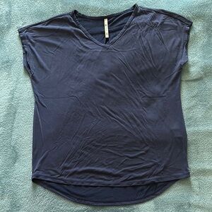 Leo & Nicole Love By Design Blue Relaxed T-Shirt